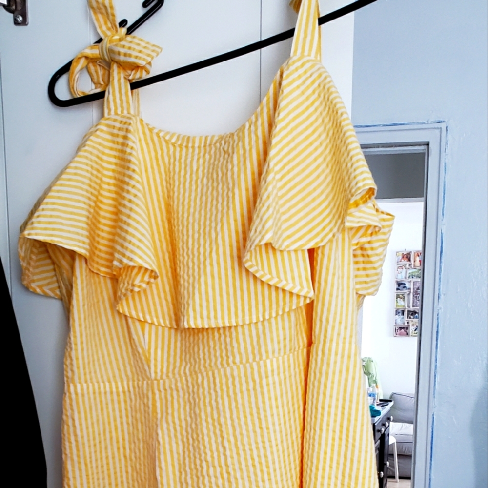 Who what wear , xl, stripped yellow